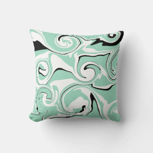 Spill - Green (Mint) Cushion