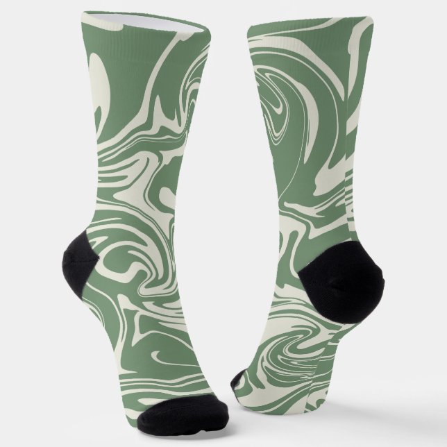 Spill - Green Socks (Angled)