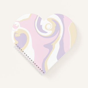 Spill - Pastel Pink, Yellow and Purple Throw Pill Notebook