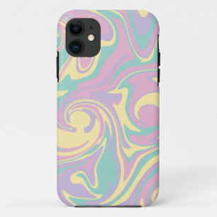 Spill - Pastel Pink, Yellow, Purple and Green  iPhone 11 Case