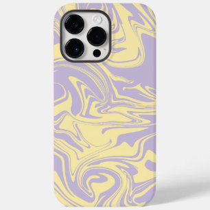 Spill - Pastel Yellow and Purple Case-Mate iPhone 14 Pro Max Case