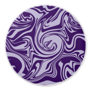 Spill - Purple Ceramic Knob