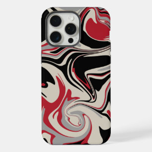 Spill - Red, Grey, Black and Bone White iPhone 15 Pro Max Case