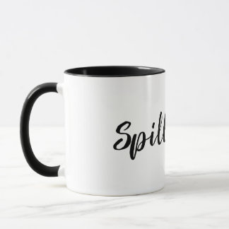 Spill the Tea in Black Mug