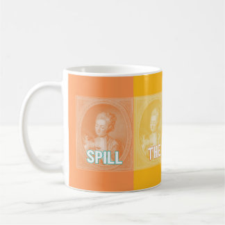 "Spill the Tea Sis" (vintage portrait pop art) Coffee Mug