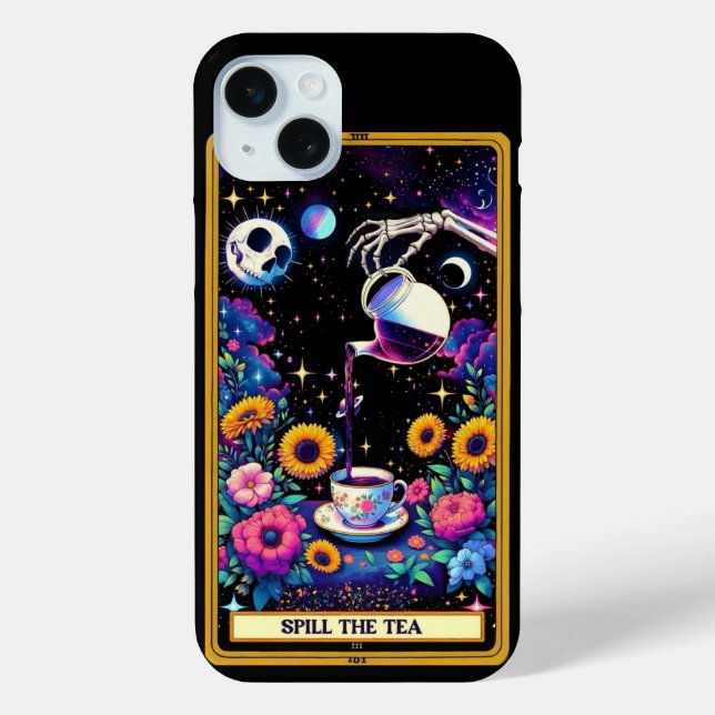 Spill the Tea Tarot Card Collection Case-Mate iPhone Case (Back)