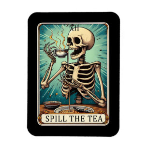 Spill the Tea Tarot Card Magnet