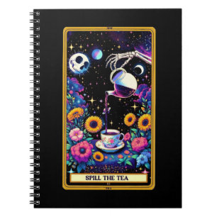 Spill the Tea Tarot Card Notebook Collection