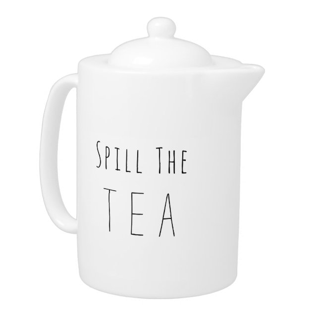 Spill The Tea Teapot (Left)