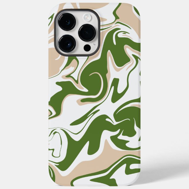 Spill - White, Sand and Palm Green Case-Mate iPhone Case (Back)