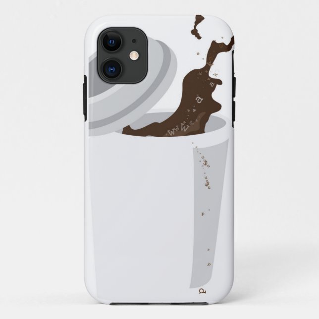 Spilled Coffee iPhone 5 case (Back)