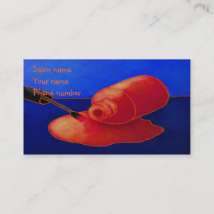 Spilled Polish Appointment Card