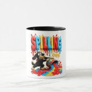 Spilling It Happens Funny T-Shirt Mug