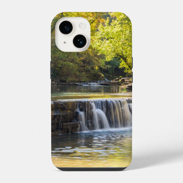 Spilling Over The Road iPhone Case (Back)