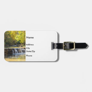 Spilling Over The Road Luggage Tag