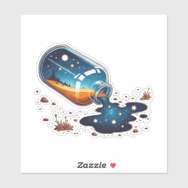 Spilling Sky Bottle (Sheet)