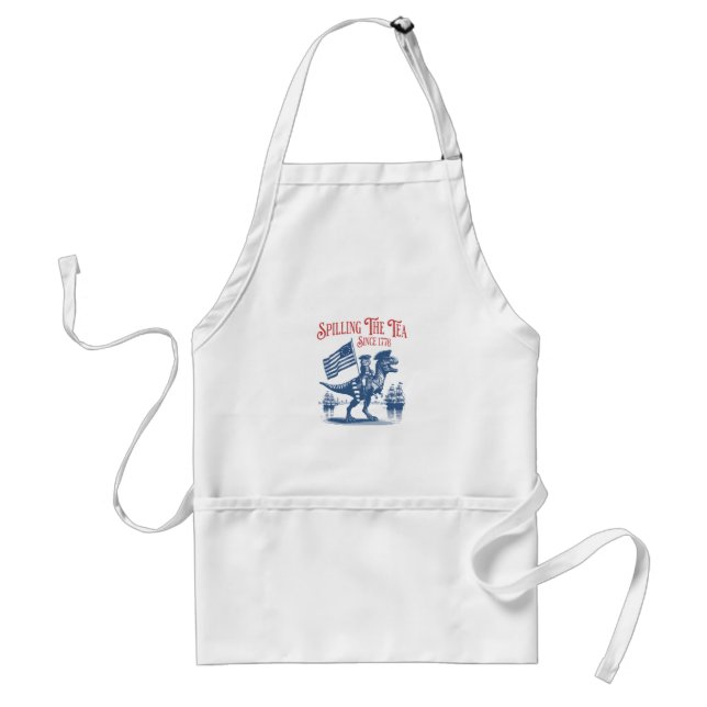 Spilling The Tea Since 1773 Cute Quote Standard Apron (Front)