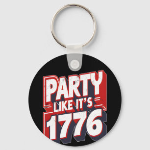 Spilling The Tea Since 1773 Funny American History Key Ring
