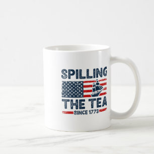Spilling The Tea Since 1773 Men Women Kids Funny 4 Coffee Mug