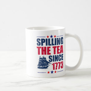 Spilling The Tea Since 1773 Women History Teacher Coffee Mug