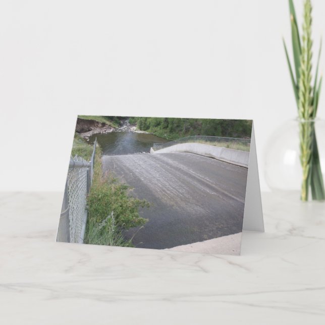 Spillway Havre, Montana Card (Front)