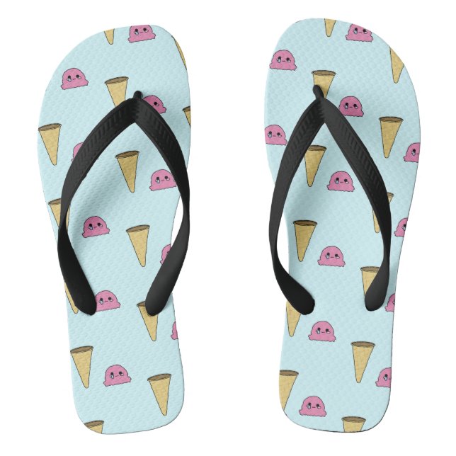 Spilt Ice Cream Thongs (Footbed)