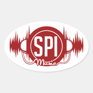 SPIMUSICINC Logo Red - Sticker