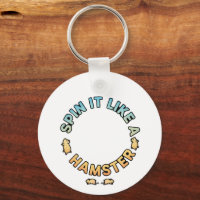 Spin It Like A Hamster Funny Design