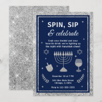 Spin, Sip & Celebrate Hanukkah Party