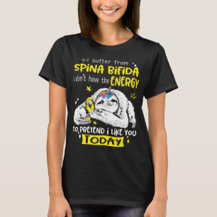 Spina Bifida Awareness Month Ribbon Gifts T-Shirt