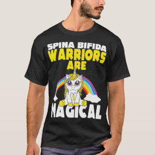 Spina Bifida Awareness Yellow Ribbon Cute Magical T-Shirt