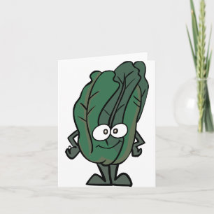 Spinach Face Note Cards