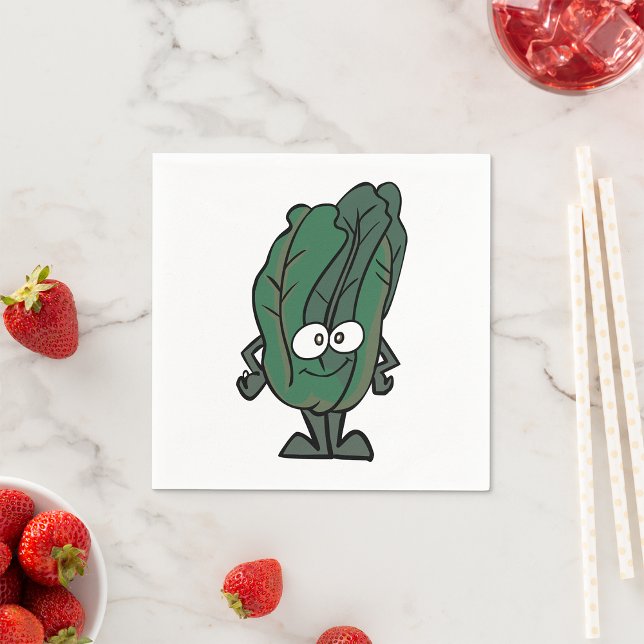 Spinach Face Paper Napkins (Creator Uploaded)