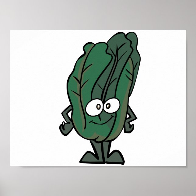 Spinach Face Poster (Front)