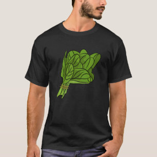 Spinach Lazy Halloween Costume Vegetable Vegan Veg T-Shirt