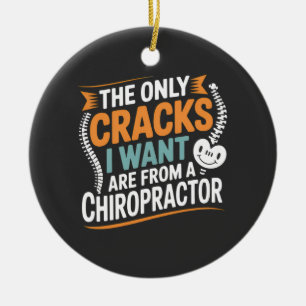 Spinal Alignment and Posture Recovery Ceramic Ornament