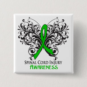 Spinal Cord Injury Awareness 15 Cm Square Badge
