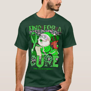 Spinal Cord Injury Awareness leopard christmas cur T-Shirt