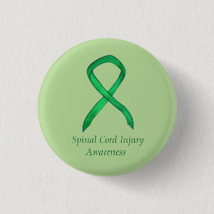 Spinal Cord Injury Awareness Ribbon Custom Pins