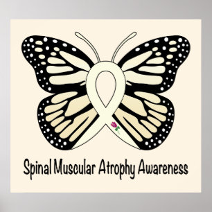 Spinal Muscular Atrophy Butterfly of Hope Poster