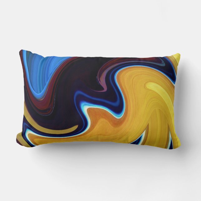 Spinart! Stir Crazy Lumbar Cushion (Front)