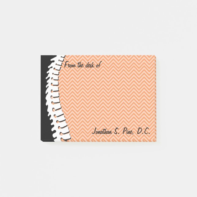 Spine and Chevrons Personalised Notes (Front)