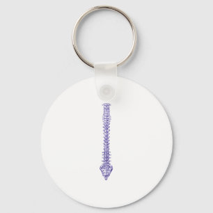 Spine Blue Key Ring