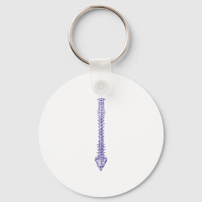 Spine Blue Key Ring (Front)