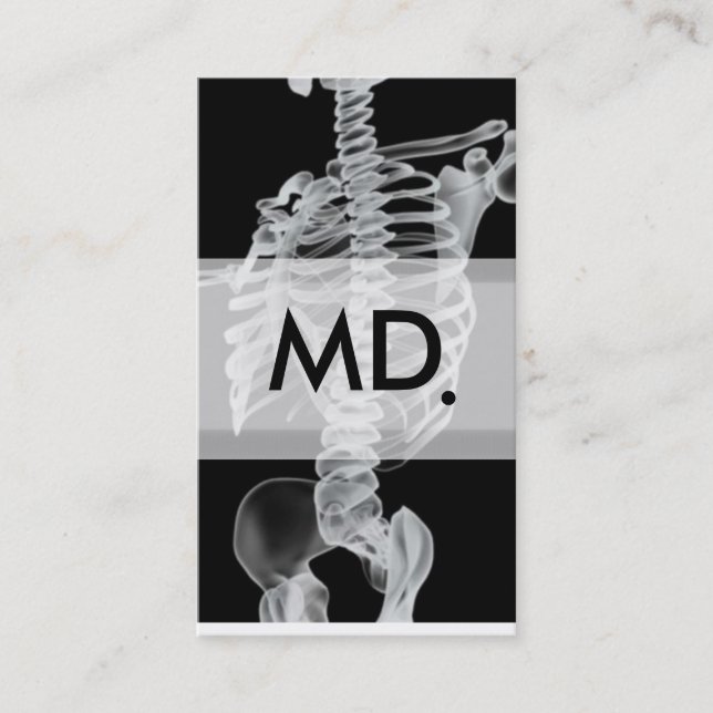 spine business card (Front)