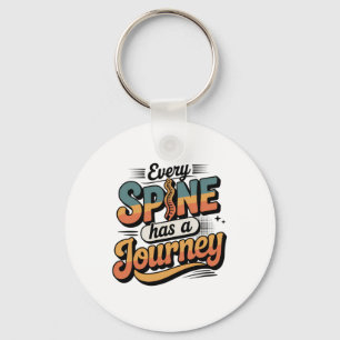 Spine Care Journey and Body Alignment Key Ring