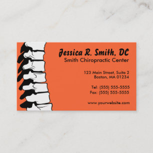 Spine Chiropractic Business Cards