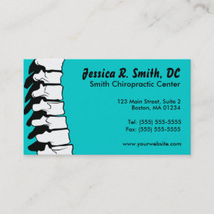 Spine Chiropractic Business Cards