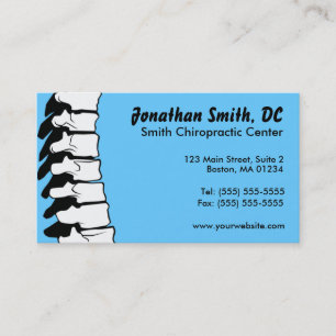 Spine Chiropractic Business Cards