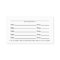 Spine Cutout Chiropractic Appointment Cards